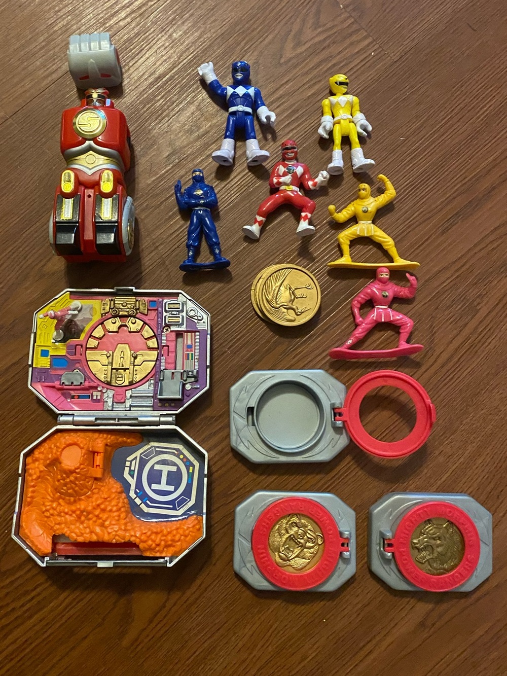 Lot of power Ranger Kids Toy Set - Multi-Color Action Figures & Accessories